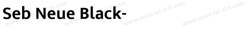 Seb Neue Black字体转换